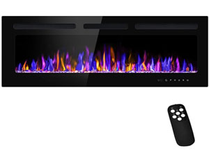 Best Wall Mounted Fireplace